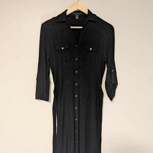 Kenneth Cole Fitted Button-down Dress